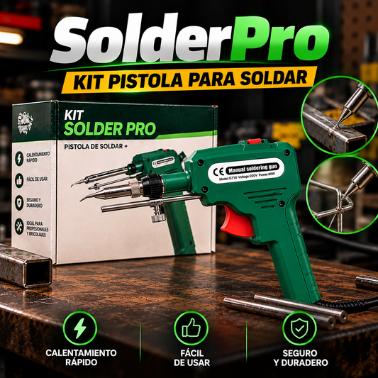 SolderPro: KIT PISTOLA PARA SOLDAR
